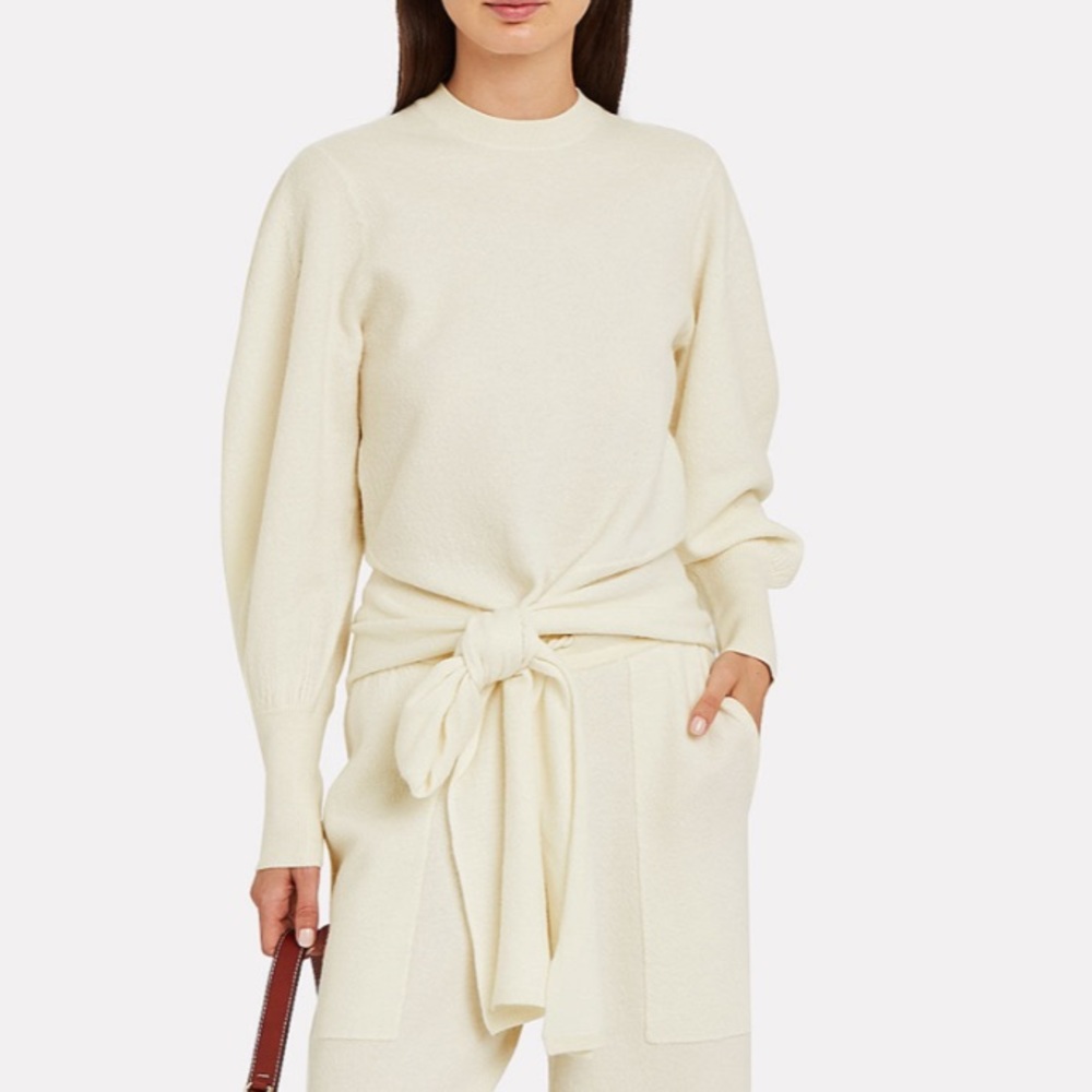 ULLA JOHNSON Tatiana Sweater Cream Small